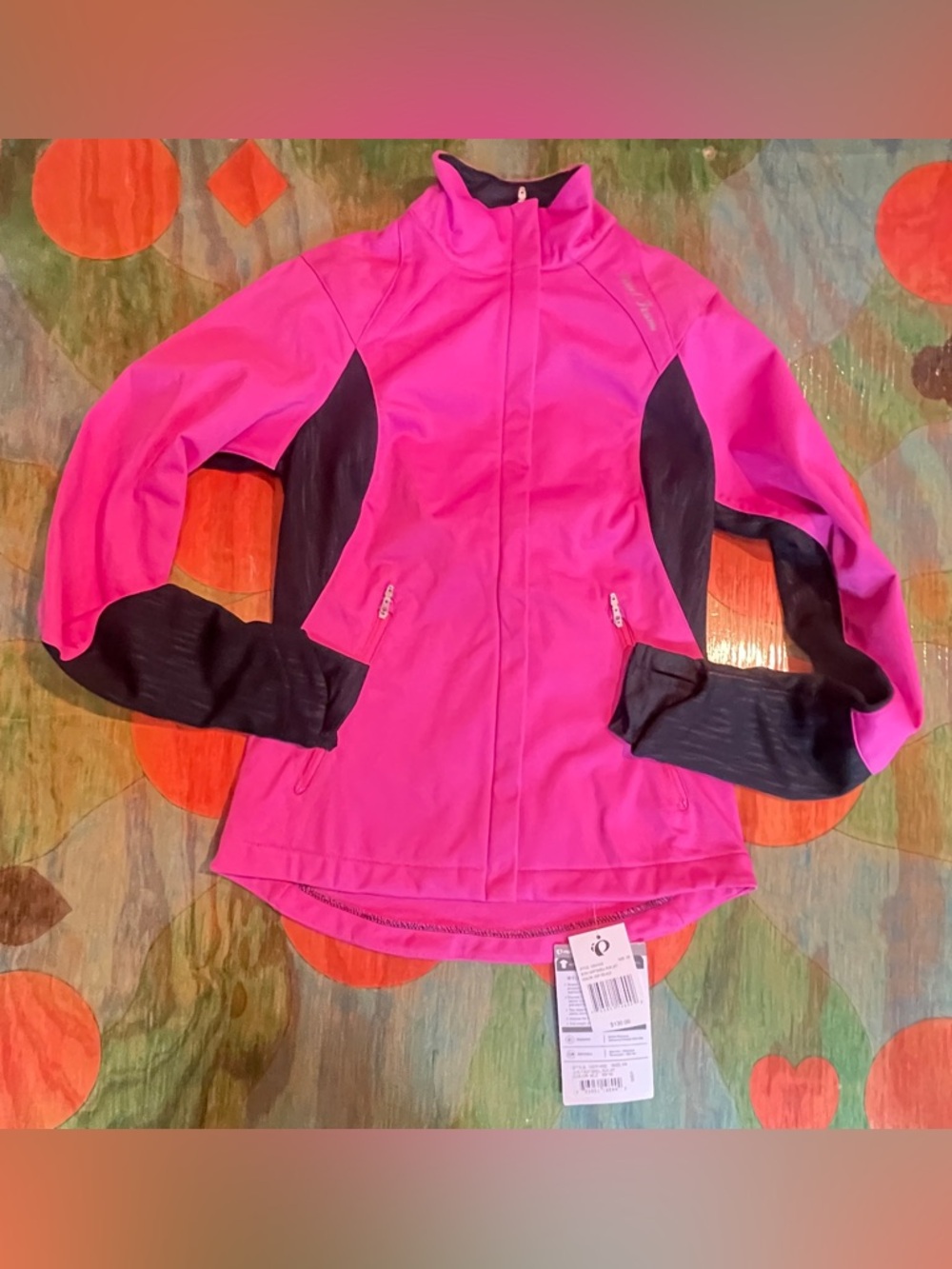 Pearl Izumi Womens Run Ride 365 Cycling Jacket Size XS Pink Purple Full Zip NEW